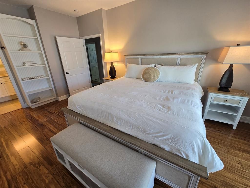 Bedroom, Interior, Wood Texture Flooring