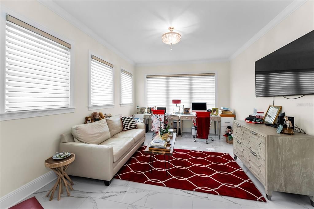 Home Office, Interior, Living room, Marble