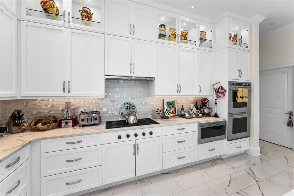 Interior, Kitchen, Marble, Recessed Lighting