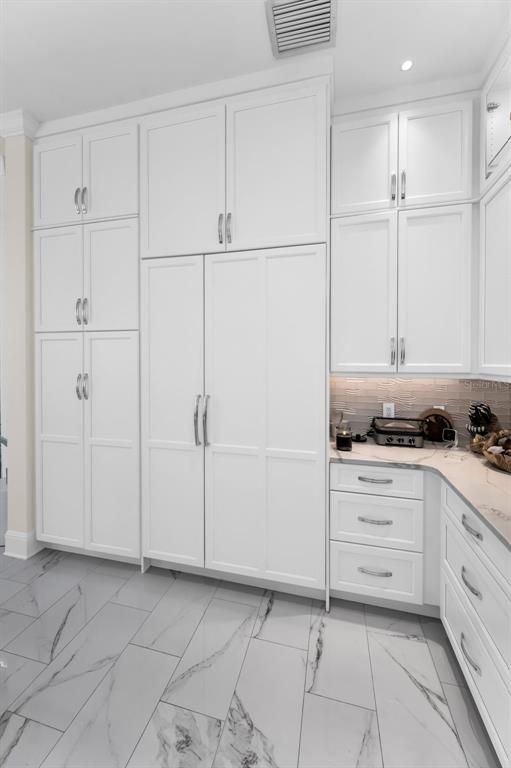 Interior, Kitchen, Marble, Recessed Lighting