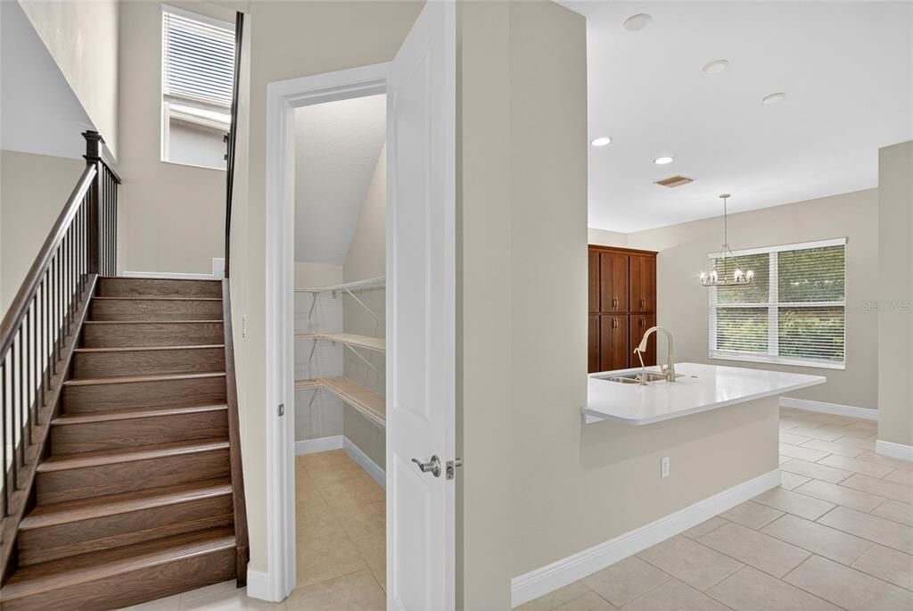Bathroom, Chandelier, Interior, Recessed Lighting