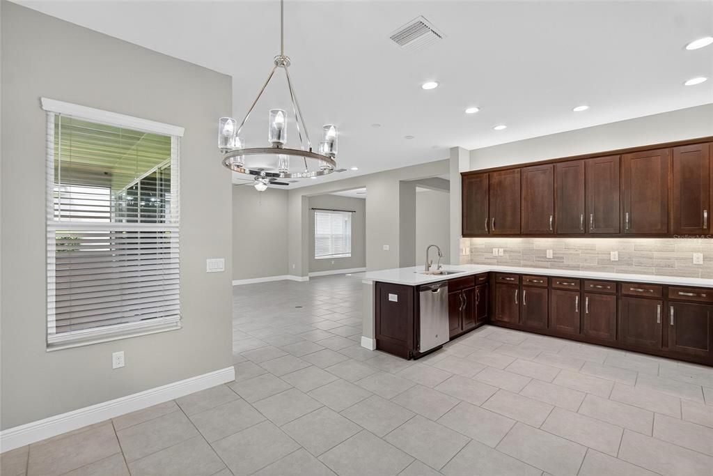 Chandelier, Interior, Kitchen, Pendant Lights, Recessed Lighting