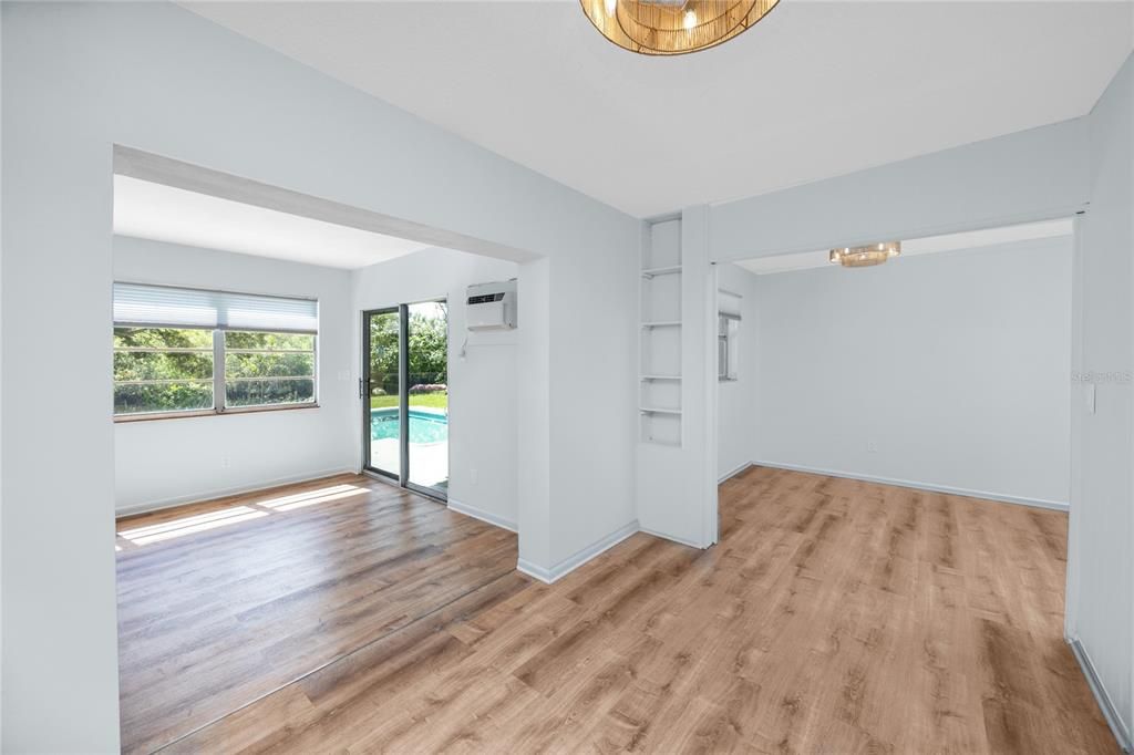 Empty room, Interior, Wood Texture Flooring