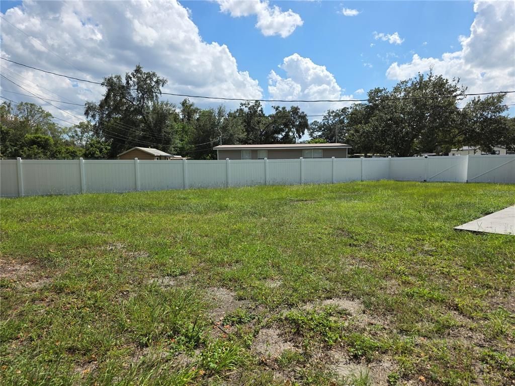 Backyard, Exterior