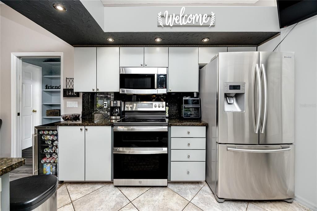 Interior, Kitchen, Recessed Lighting, Stainless Steel Appliances