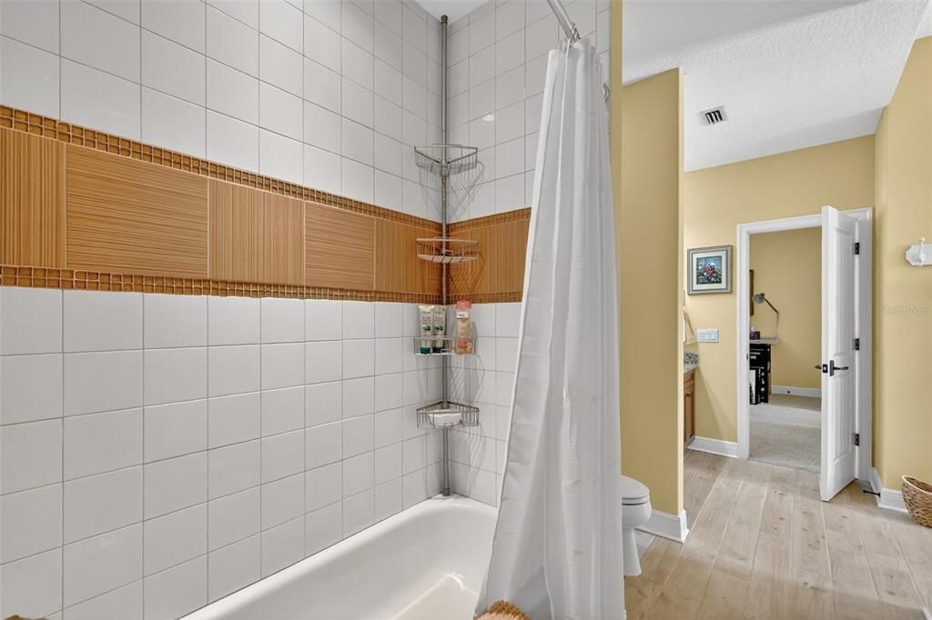 Bathroom, Interior, Wood Texture Flooring