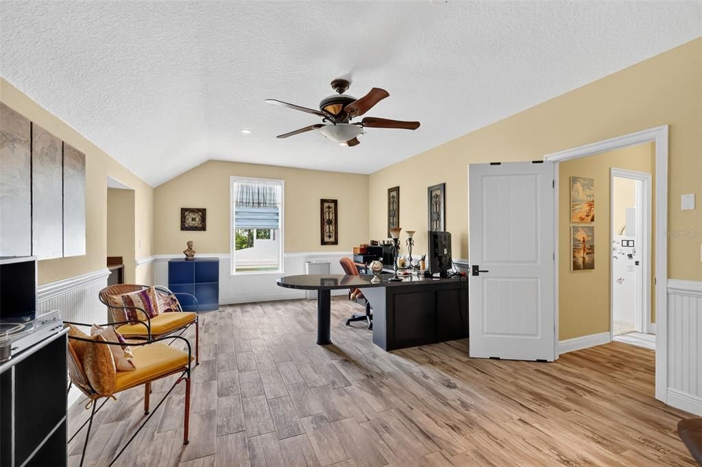 Home Office, Interior, Wood Texture Flooring
