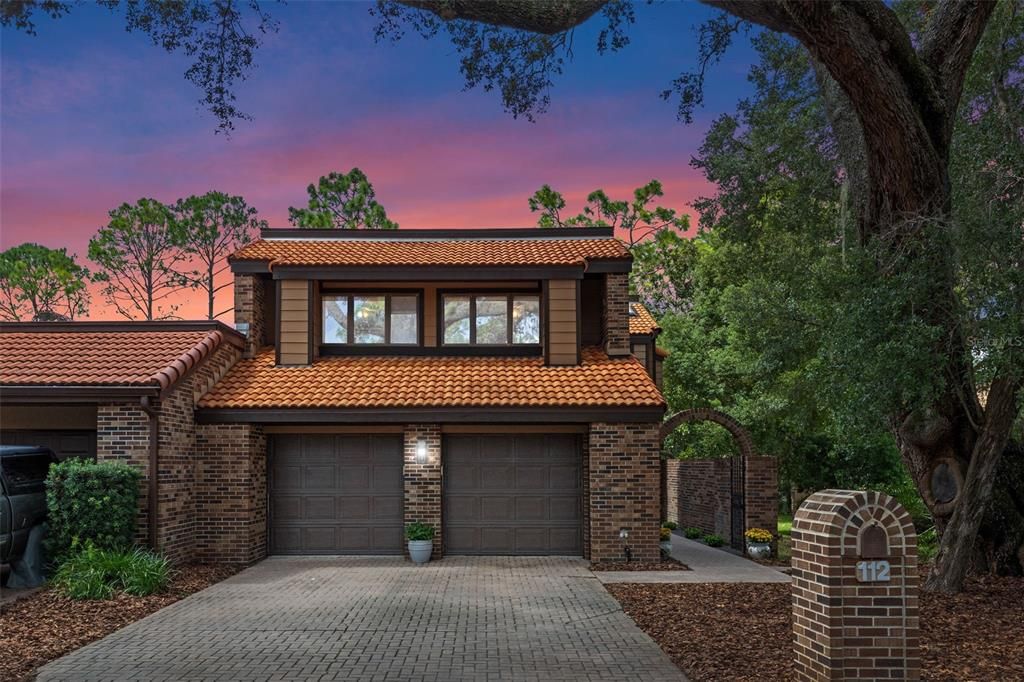 Attached, Exterior, Facade, Brick Facade, Mediterranean