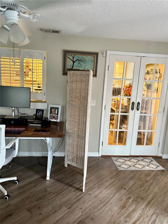 Home Office, Interior, Wood Texture Flooring