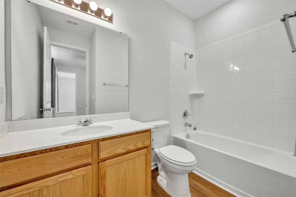 Bathroom, Interior, Wood Texture Flooring