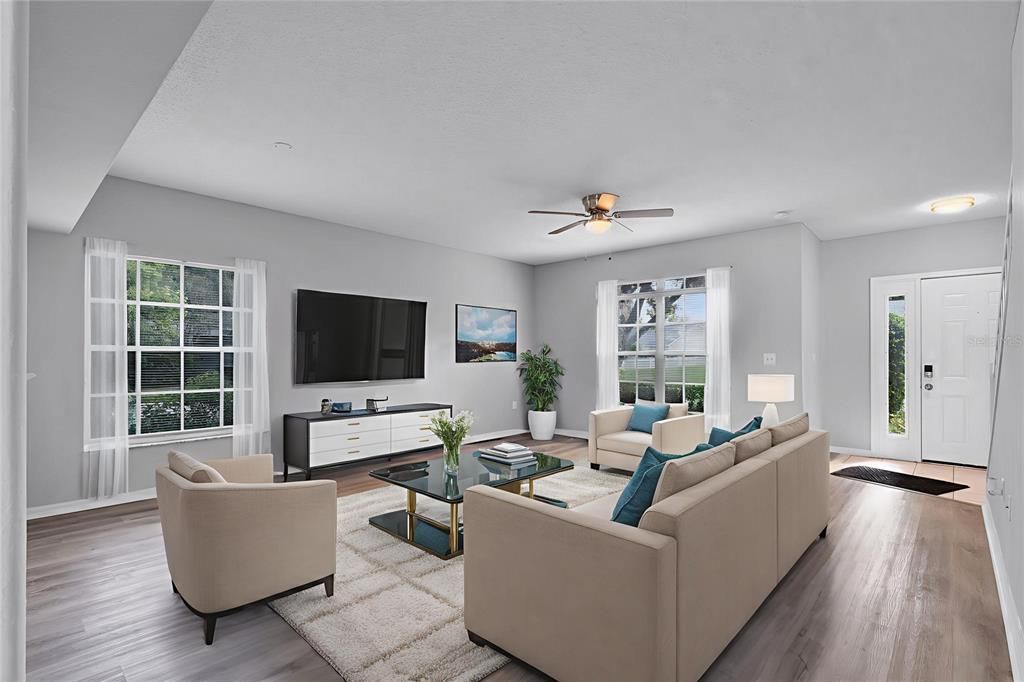 Interior, Living room, Wood Texture Flooring
