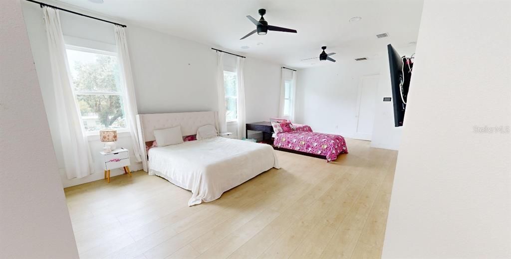 Bedroom, Interior, Wood Texture Flooring