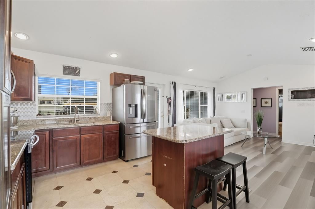 Interior, Kitchen, Living room, Recessed Lighting, Stainless Steel Appliances