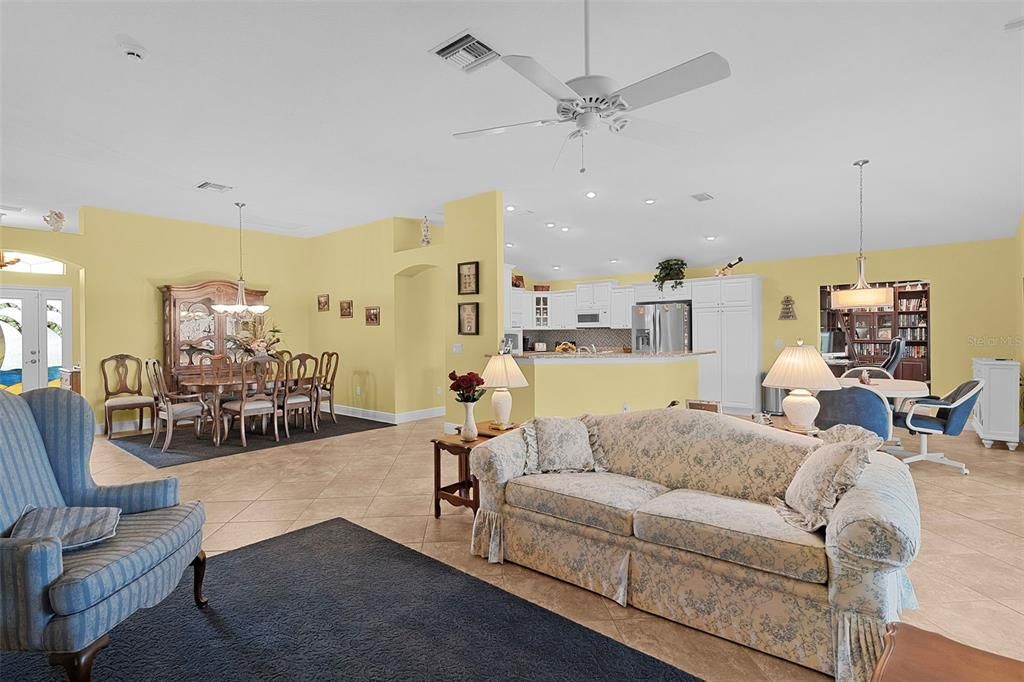 Dining room, Interior, Kitchen, Living room, Pendant Lights, Recessed Lighting