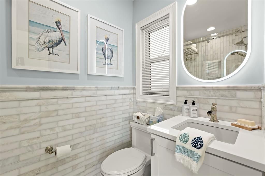Bathroom, Interior, Recessed Lighting