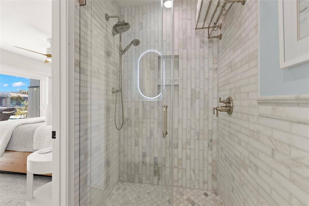 Bathroom, Glass Shower, Interior