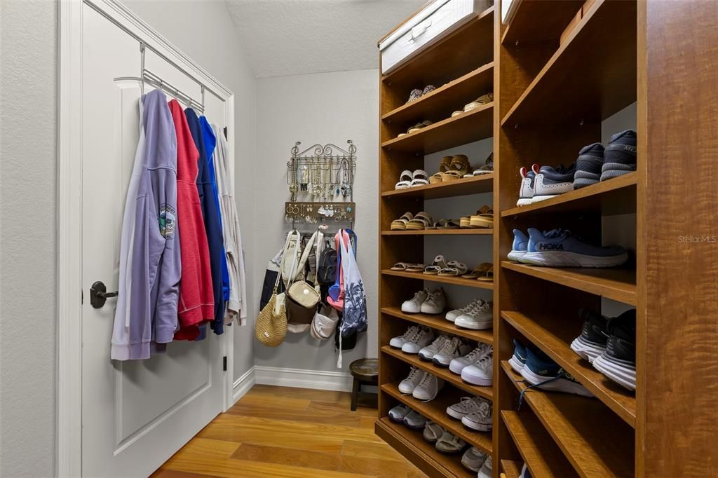 Interior, Walk-in Closets, Wood Texture Flooring