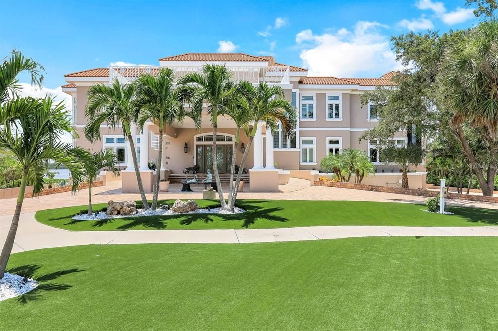 Backyard, Exterior, Facade, Mediterranean