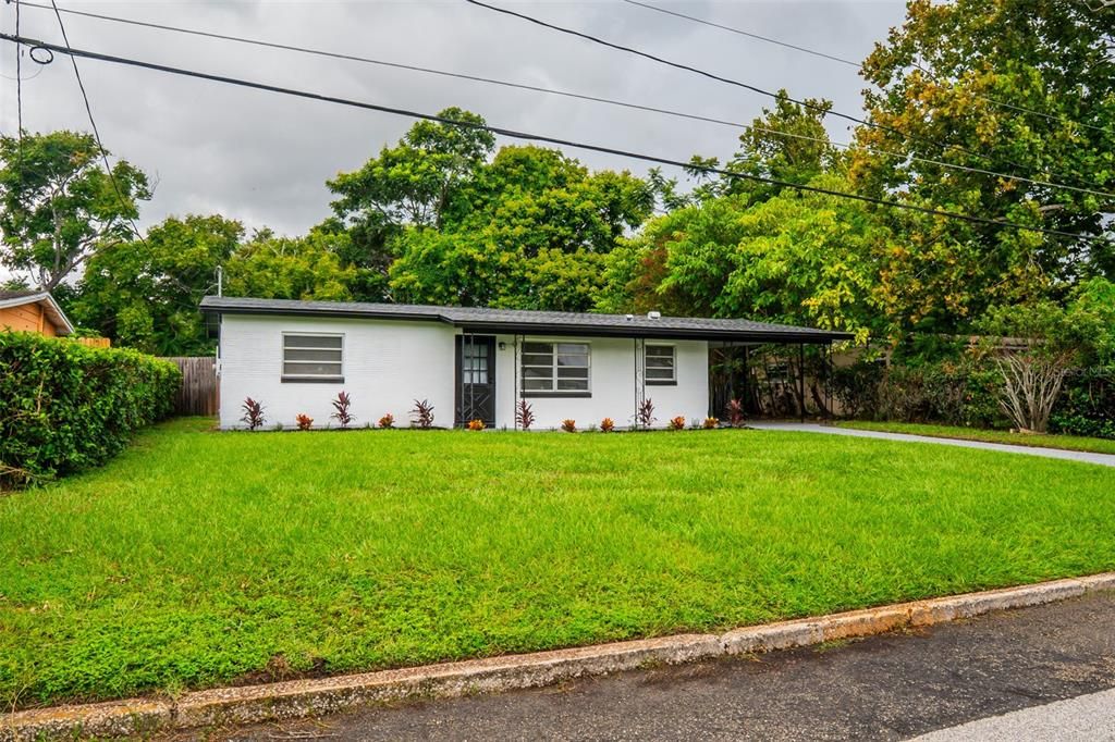Backyard, Exterior, Facade, Ranch