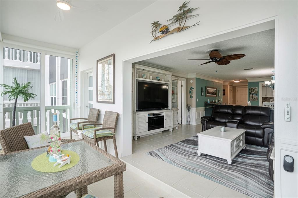 Interior, Living room, Recessed Lighting