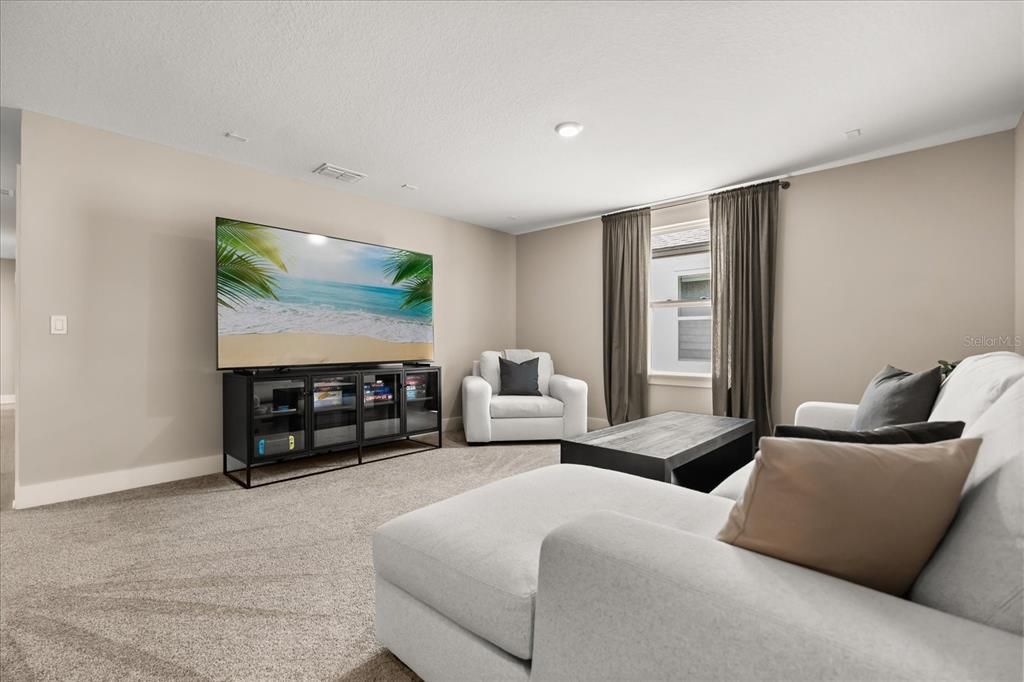 Interior, Living room, Recessed Lighting