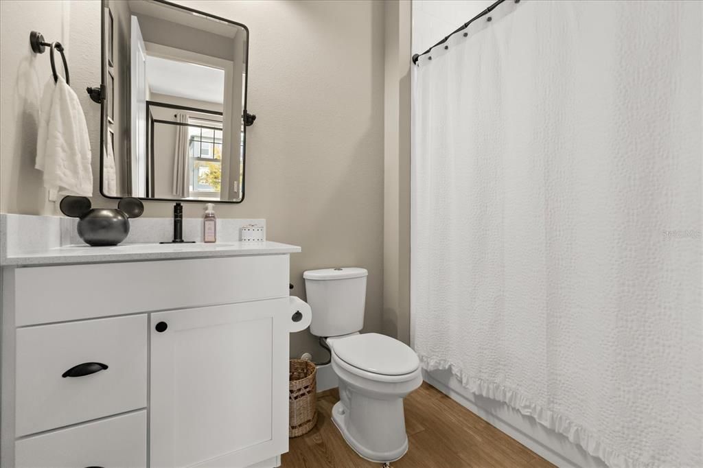 Bathroom, Interior, Wood Texture Flooring