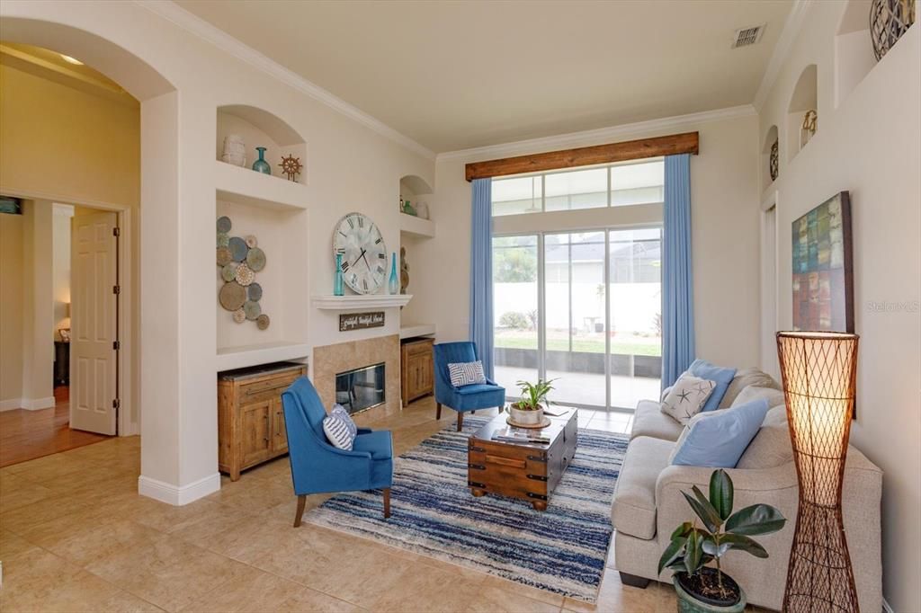 Fireplace, Interior, Living room