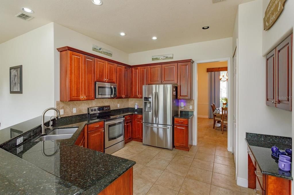 Interior, Kitchen, Recessed Lighting, Stainless Steel Appliances