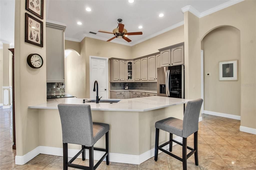 Interior, Kitchen, Recessed Lighting