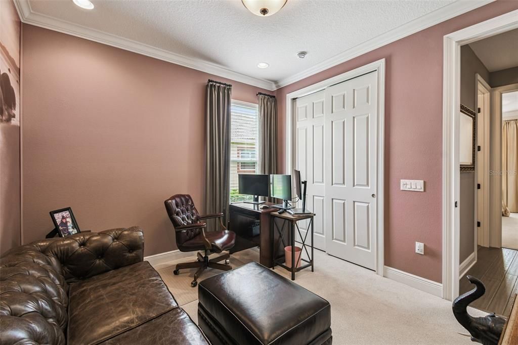Home Office, Interior, Recessed Lighting
