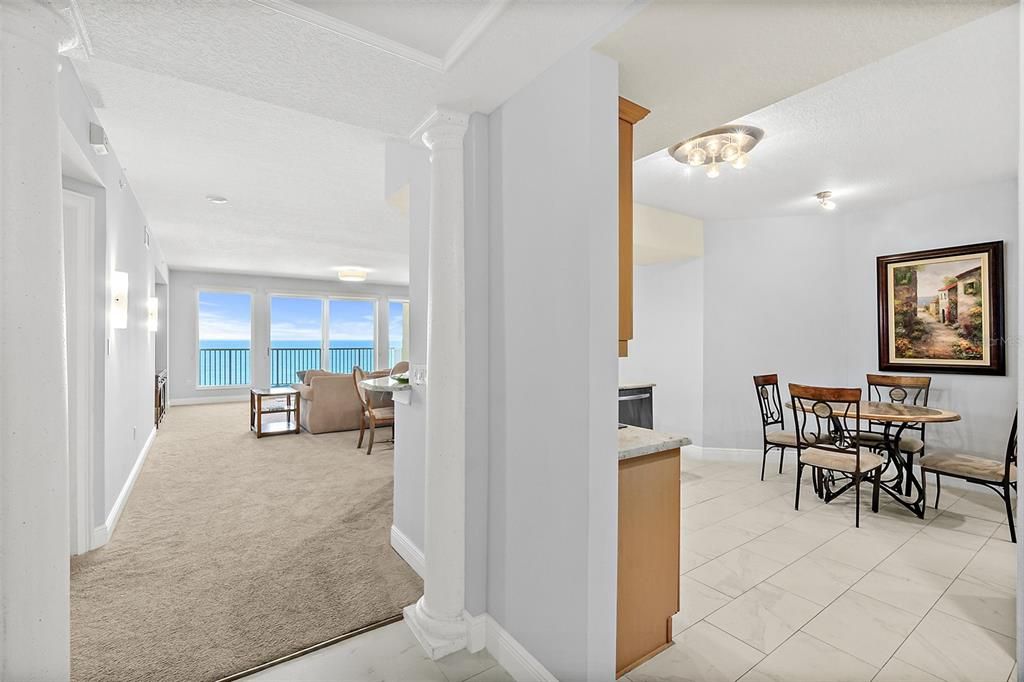 Dining room, Interior, Water