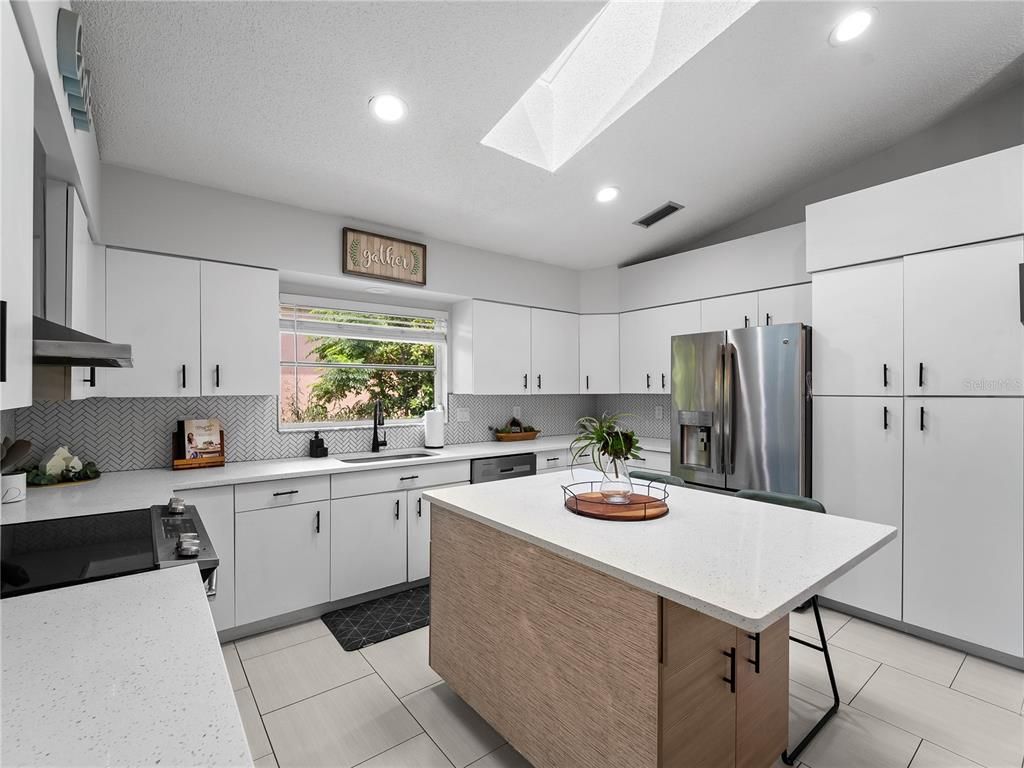 Interior, Kitchen, Recessed Lighting, Stainless Steel Appliances