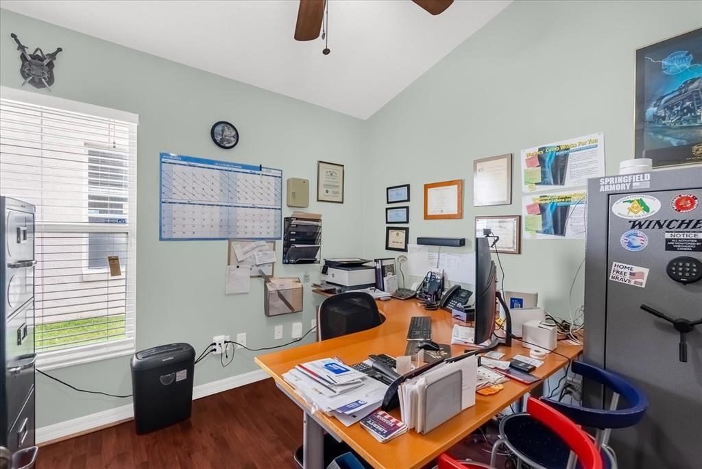 Home Office, Interior, Wood Texture Flooring