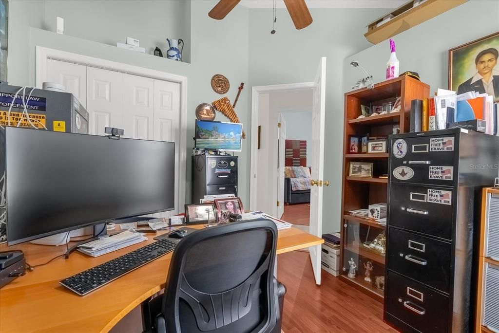 Home Office, Interior, Wood Texture Flooring