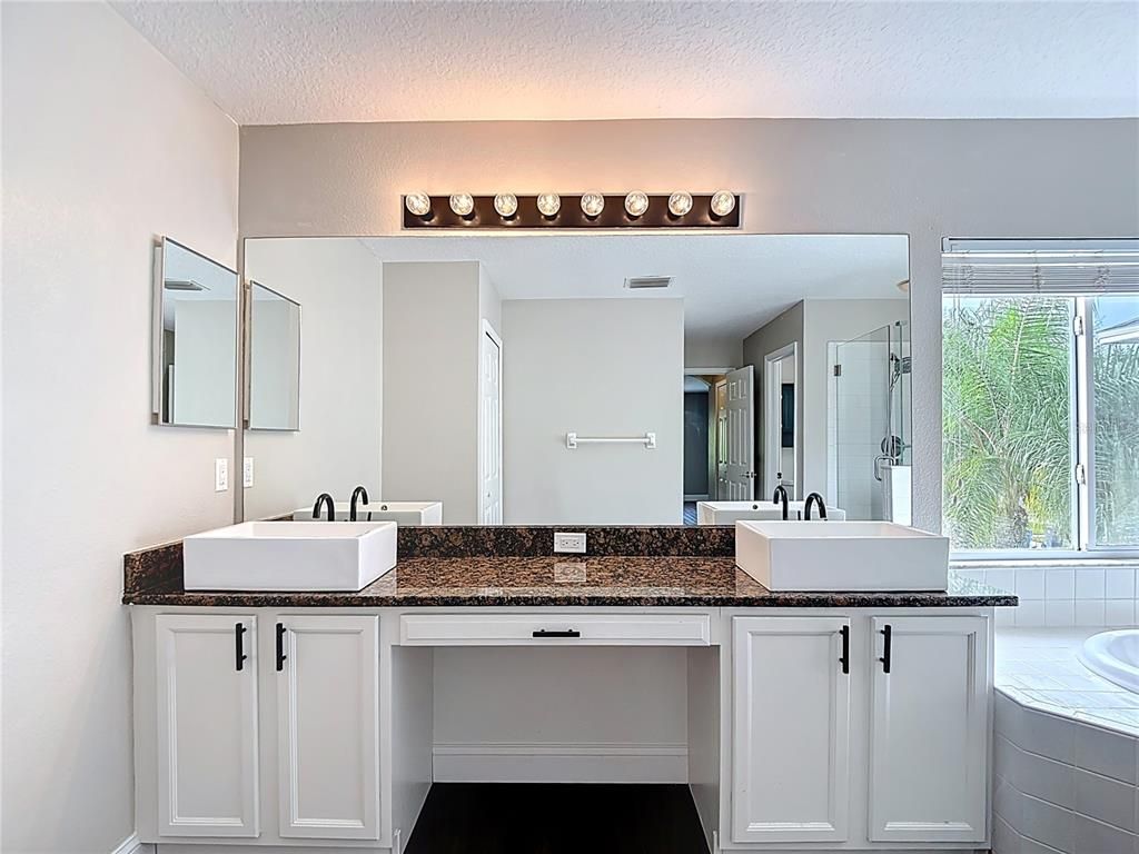 Bathroom, Dual Sink Vanities, Interior, Tile Countertops