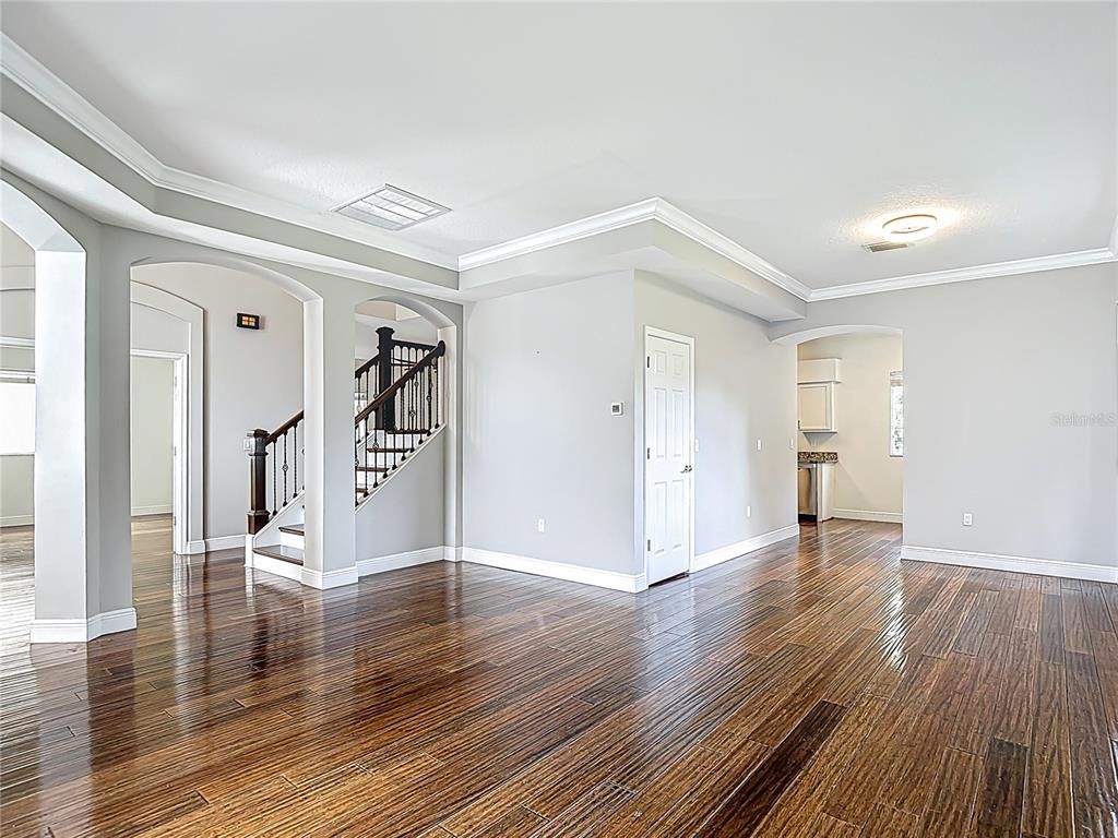 Empty room, Interior, Wood Texture Flooring