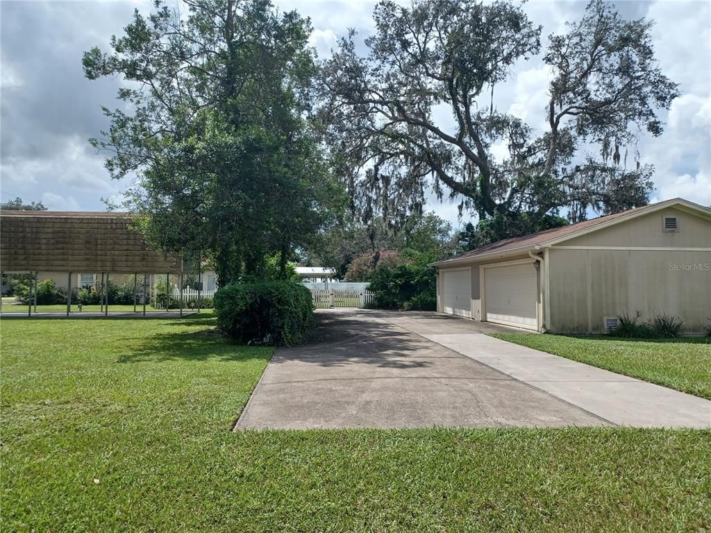 Backyard, Detached Garage, Exterior