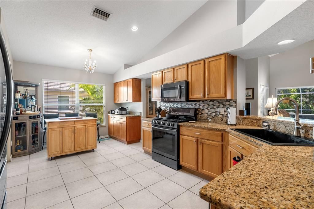 Chandelier, Interior, Kitchen, Recessed Lighting