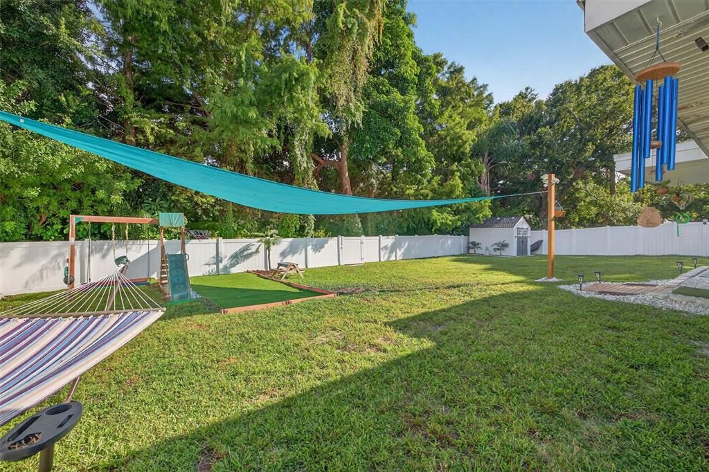 Backyard, Exterior