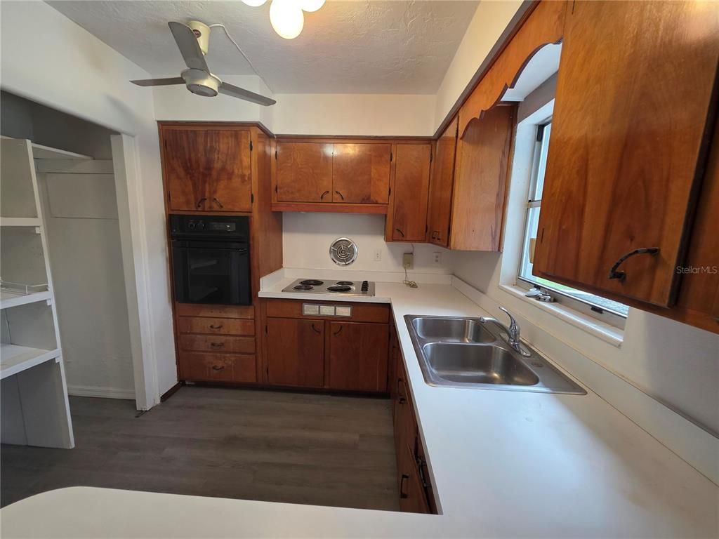 Interior, Kitchen, Wood Texture Flooring