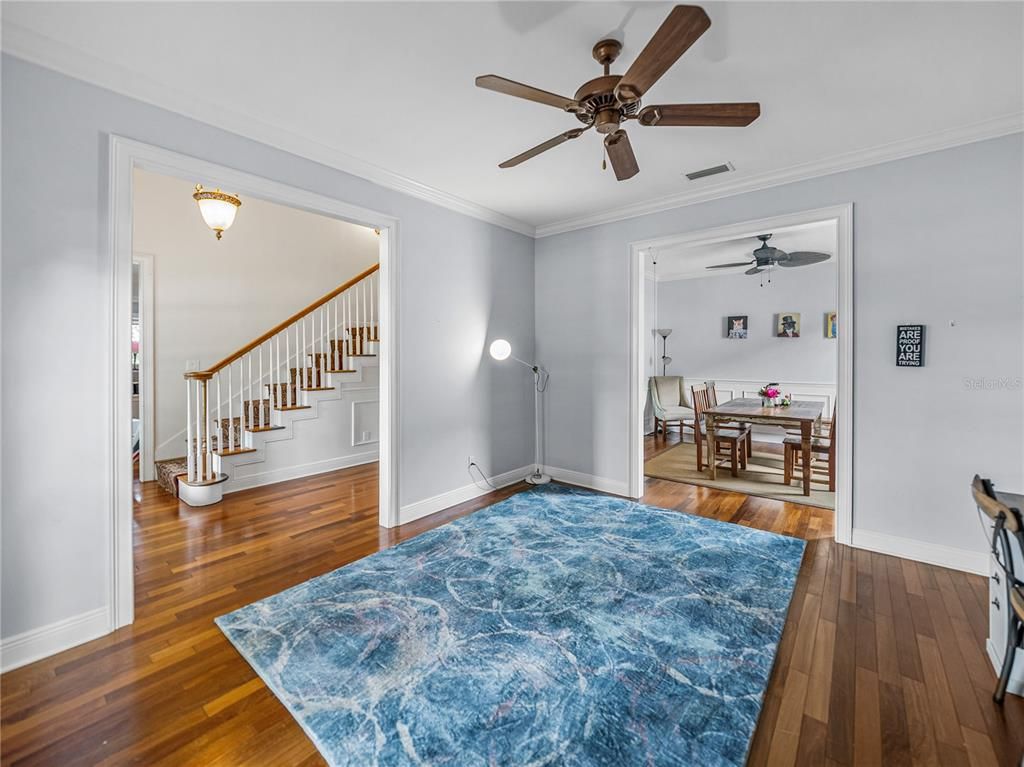 Dining room, Interior, Wood Texture Flooring