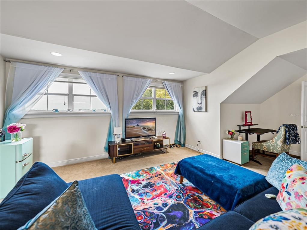 Interior, Living room, Recessed Lighting