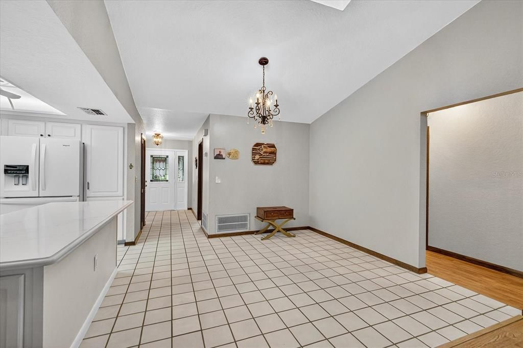 Chandelier, Interior, Wood Texture Flooring