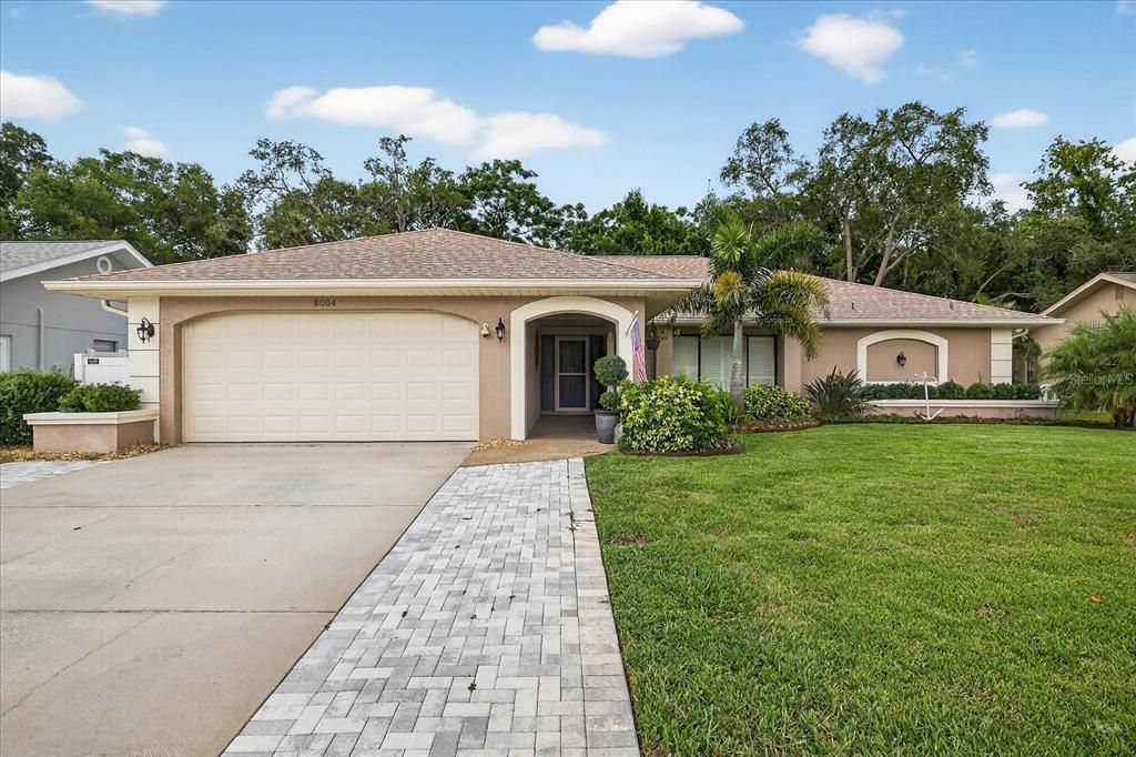 Attached, Backyard, Exterior, Facade, Ranch