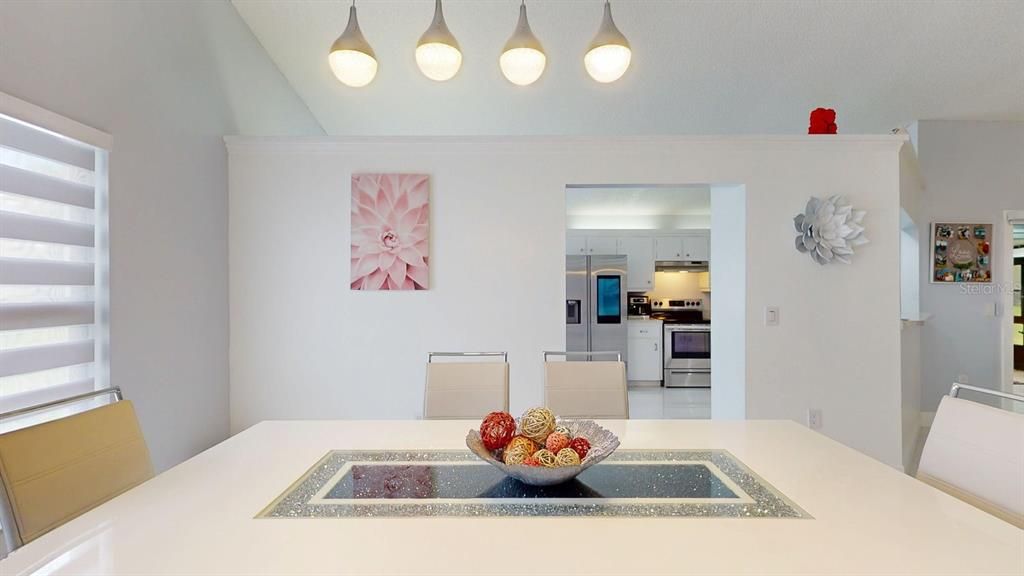 Dining room, Interior, Kitchen, Stainless Steel Appliances