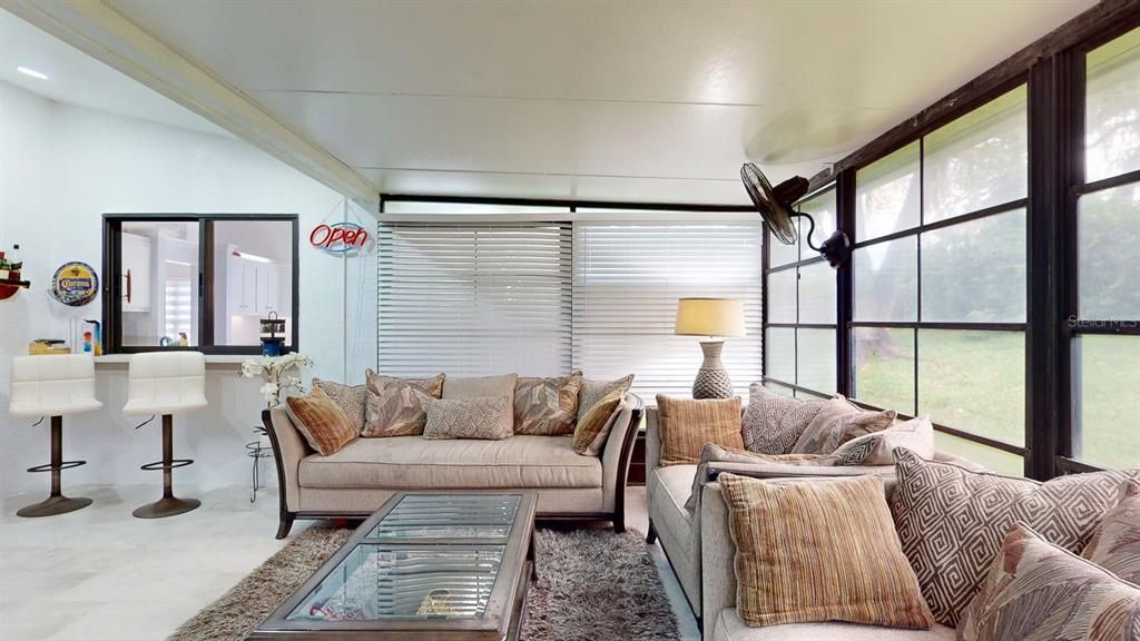 Interior, Living room, Recessed Lighting