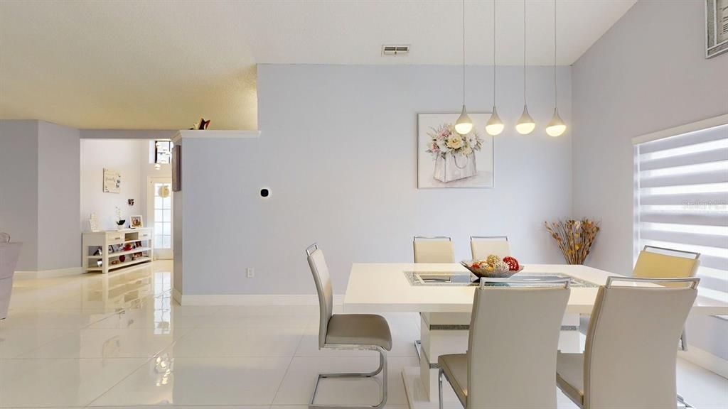 Dining room, Interior, Pendant Lights