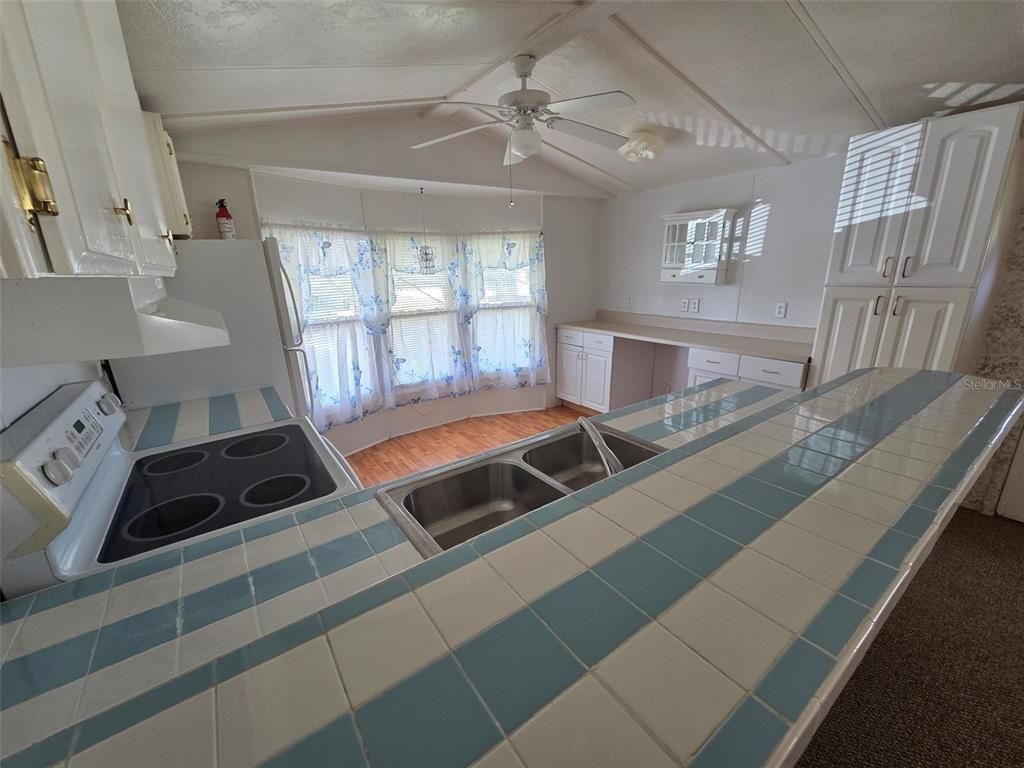Interior, Kitchen, Tile Countertops