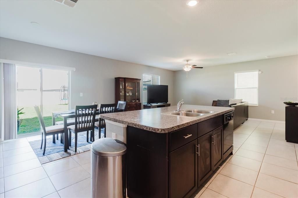 Dining room, Interior, Recessed Lighting
