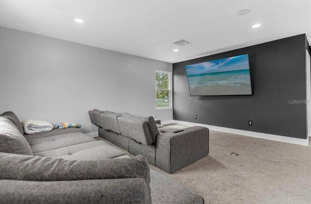 Interior, Living room, Recessed Lighting